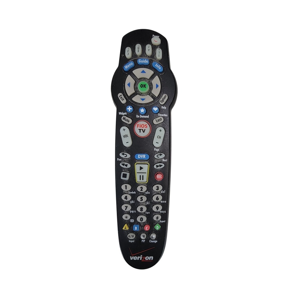 Verizon‎ FiOS TV Remote Control DVR Functionality Black